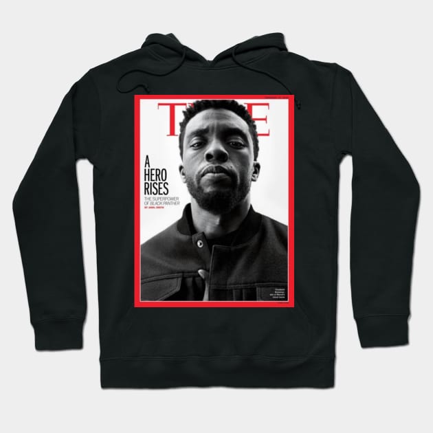 Chadwick Boseman, Wakanda forever Hoodie by AbromsonStore